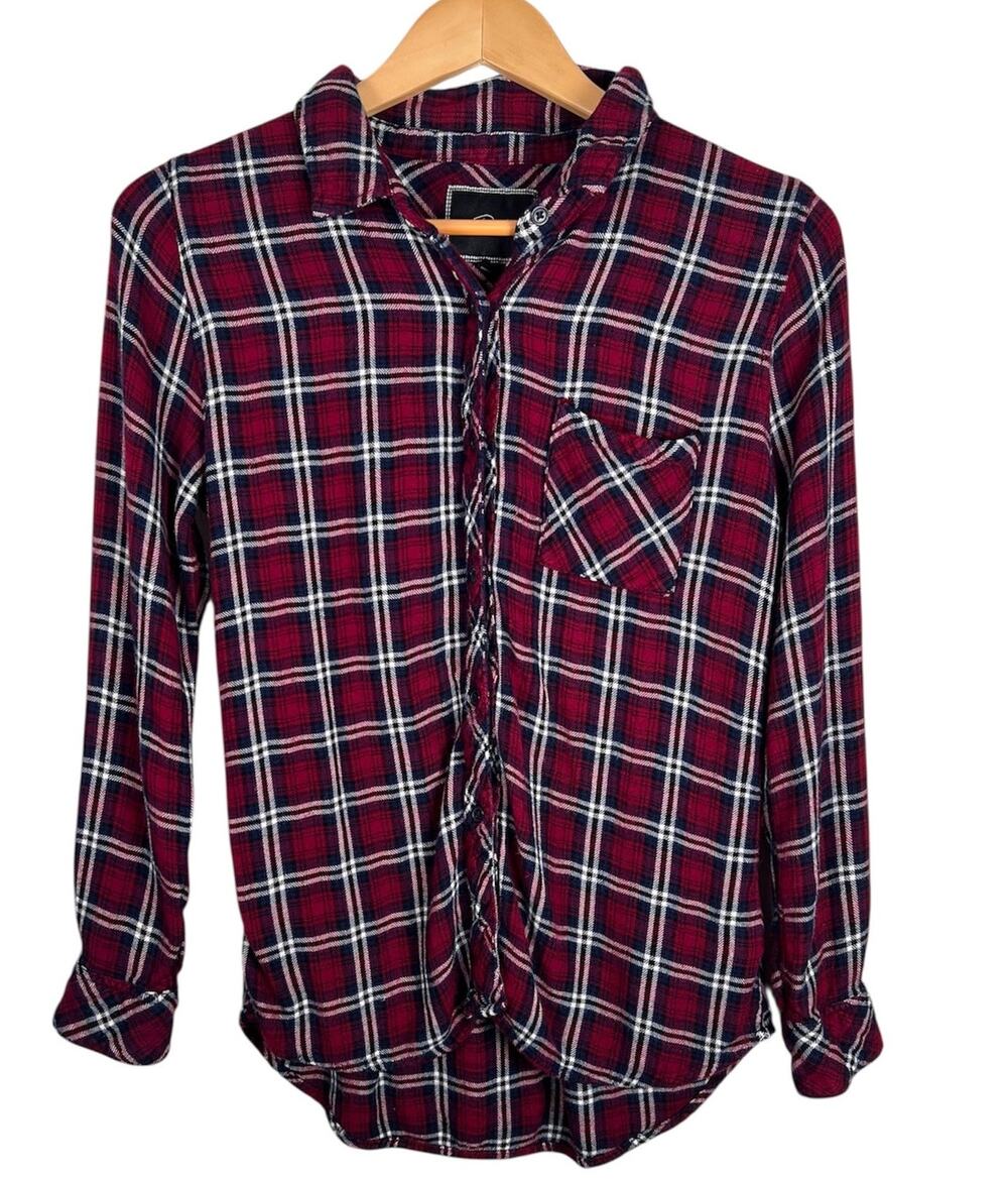 Rails Jackson Red Plaid Flannel Button Down Long Sleeve Top Medium